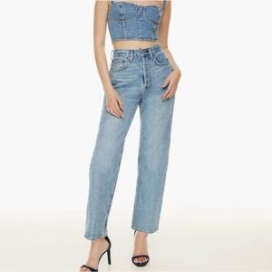 Aritzia Denim Forum Joni High Rise Loose Jeans 29L Size 31